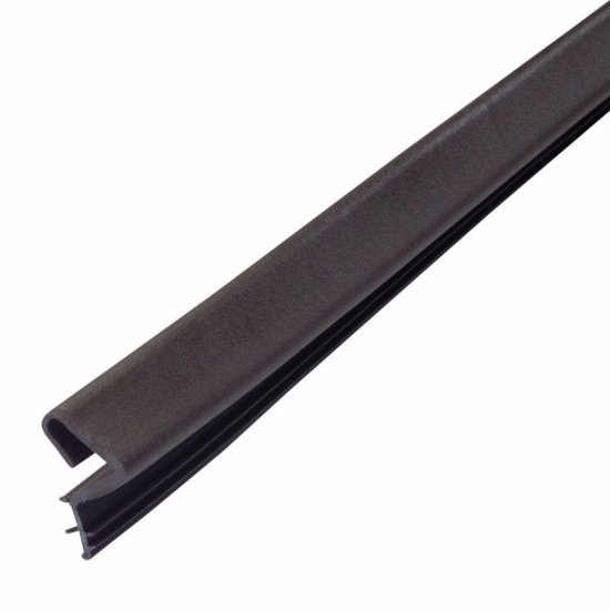 Brown Rubber Kerf Molding For Doors 81 in. L X 1-1/8 in.