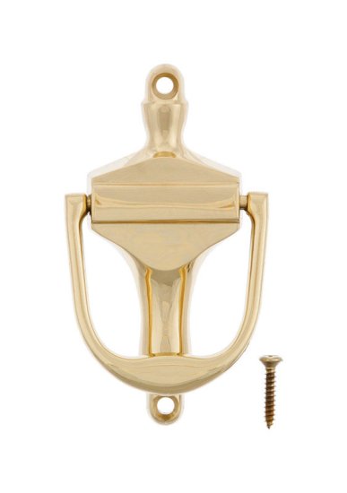 4 in. L Brass Door Knocker