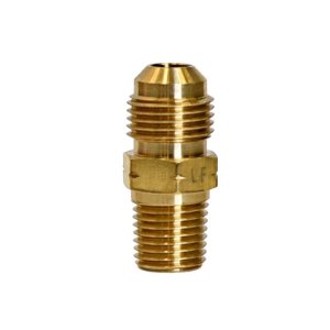 (image for)  3/8 in. Flare X 1/4 in. D Male Brass Adapter