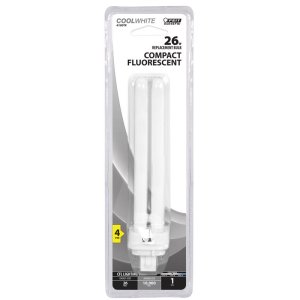 26 W PL 1.4 in. D X 6.4 in. L CFL Bulb Cool White Compact