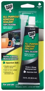 Aquarium Clear Silicone Rubber Sealant 2.8 oz.