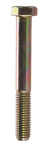 1/2 in. Dia. x 4 in. L Heat Treated Steel Hex Head Cap S