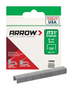 JT21 7/16 in. W x 5/16 in. L 23 Ga. Wide Crown Li