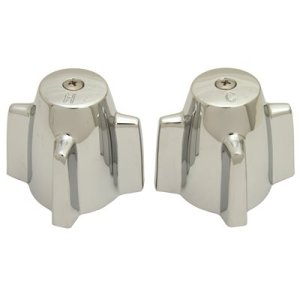 Central Brass Chrome Tub and Shower Handles