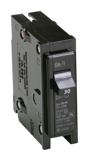 30 amps Plug In Single Pole Circuit Breaker Eaton Cutler-Hammer