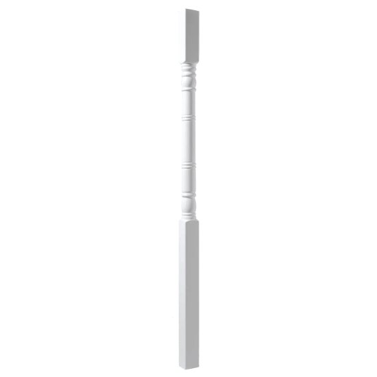 (image for) 8-Feet x 4-Inches Primed Pine Wood Round Porch post