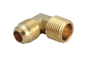 5/8 in. Flare x 3/4 in. Dia. MPT Brass 90 Degree Elbow