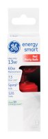 GE Energy Smart 13 watts T3 4.9 in. L CFL Bulb Red Decorative 1
