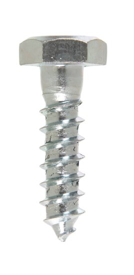 1/4 in. x 1 in. L Hex Zinc-Plated Steel Lag Screw 100 pk