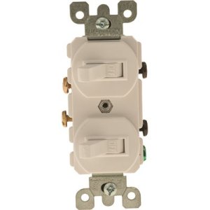 120-Volt/277-Volt 15A 1-Pole Duplex Style Ivory