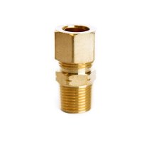 (image for)  1/2 in. Compression in. X 3/8 in. D Male Brass Connector