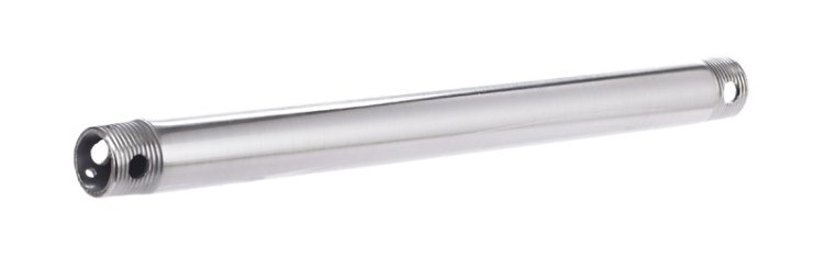 (image for) Ceiling Fan Down Rod 3/4 in. 12 in. Brushed Nickel Shrinkwrap