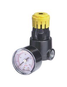 Plastic/Steel Mini Regulator with Gauge 1/4 in. NPT 25