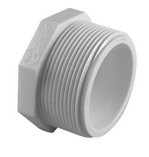 1 in. MPT Plug PVC