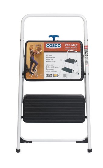 (image for) 28.15 in. H x 17.323 in. W 200 lb. capacity 2 step Steel F