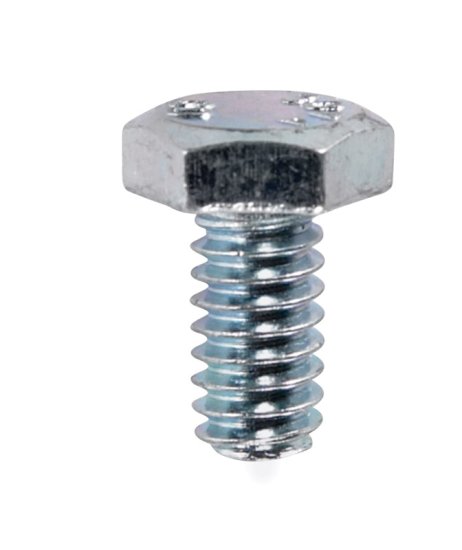 1/4 in. Dia. x 1/2 in. L Zinc Plated Steel Hex Bolt 100