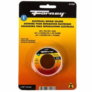 Forney 4 oz Rosin Core Solder Wire 0.03 in. D Tin/Lead 60/40 1 p