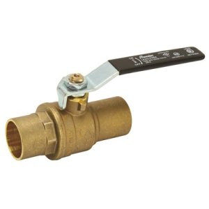 FULL PORT BALL VALVE, 1 IN. SWEAT, LEAD FREE