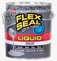 Satin Gray Liquid Rubber Sealant Coating 1 gal.