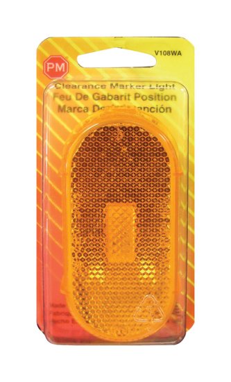 Amber Oblong Clearance/Side Marker Light