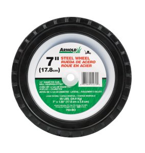 1.5 in. W x 7 in. Dia. Steel Lawn Mower Replacement Wheel