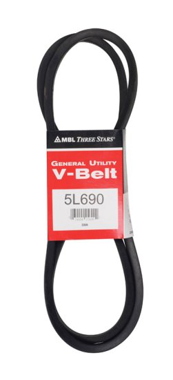 General Utility V-Belt 0.63 in. W x 69 in. L