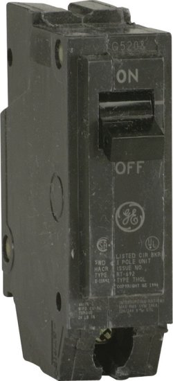 GE Q-Line 30 amps Standard Single Pole Circuit Breaker