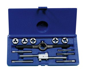 High Carbon Steel SAE Tap and Die Set 1/4-20NC, 5/1