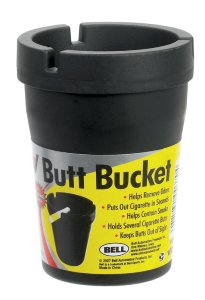 Black Butt Bucket Extinguishing Ashtray 1 pk