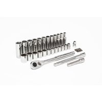 Crescent 3/8 in. drive Metric 6 and 12 Point Socket Wrench Set 3