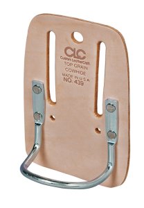 1 pocket Leather Hammer Holder 3.9 in. L x 5.8 in. H Tan