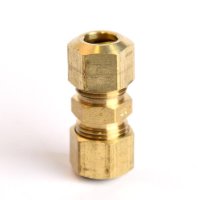 (image for)  5/16 in. Compression X 5/16 in. D Compression Yellow Brass Union