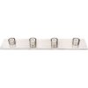 4-Light Brushed Nickel Bath Vanity Light