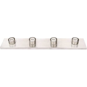 (image for) 4-Light Brushed Nickel Bath Vanity Light