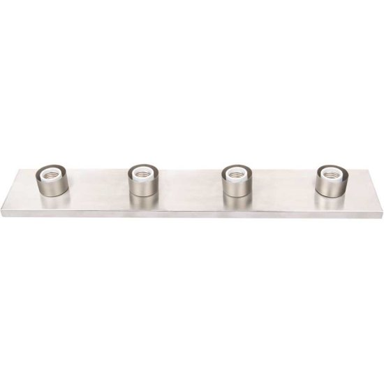 4-Light Brushed Nickel Bath Vanity Light