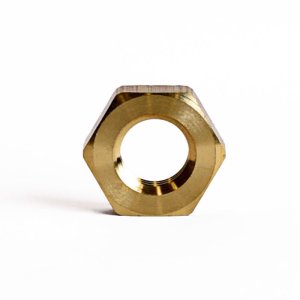 (image for)  Pipe Lock Nut 1/4 in. Yellow Brass 1 pc