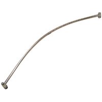 60 in. Stainless Steel Curved Shower Rod
