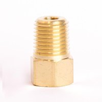 (image for)  5/16 in. Flare X 1/4 in. D Male Brass Inverted Flare Adapter