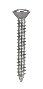 No. 8 x 1-1/4 in. L Phillips Oval Head Stainless Steel S