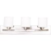 3 Lights Brushed Nickel Bath Light 24 in. Width