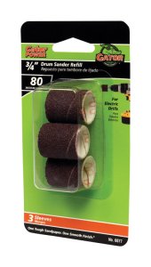 0.5 in. Dia. x 3/4 in. L Aluminum Oxide Abrasive Sleeve Re