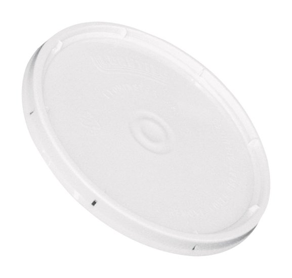 White 2 gal. Plastic Bucket Lid