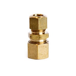 (image for)  1/2 in. Compression X 3/8 in. D Male Compression Yellow Brass Reducing Union
