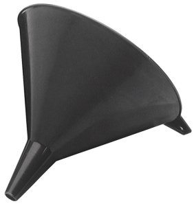 Black 9.1 in. H Resin 2 qt. Funnel