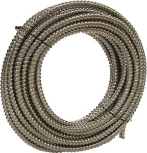 1/2 in. Dia. Aluminium Flexible Electrical Conduit per Ft.