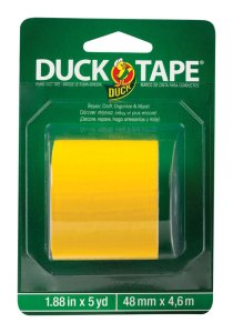 1.88 in. W x 5 yd. L Yellow Solid Duct Tape