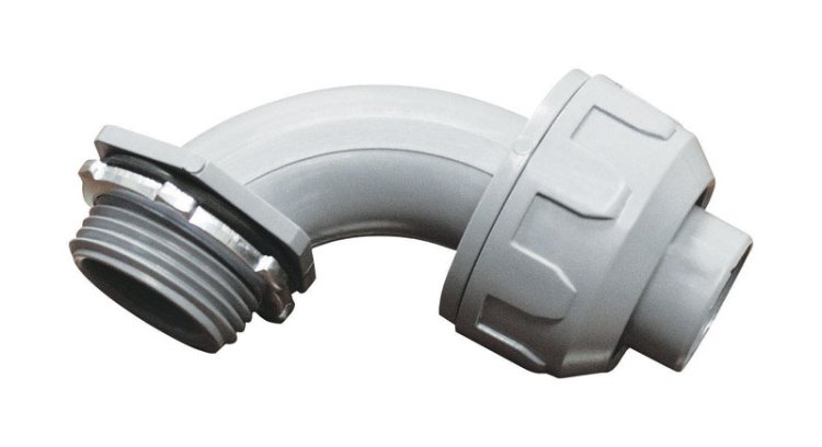 Electric ProConnex 1 in. Dia. Plastic 90 Degree Connector