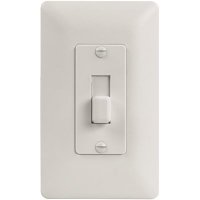 White 1-Gang Toggle Plastic Wall Plate Textured 5-Pack