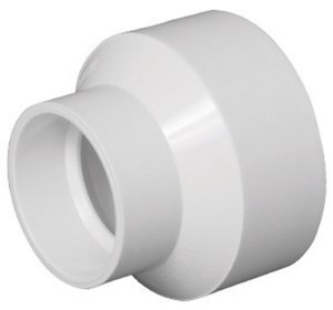 Schedule 40 1-1/2 in. Hub x 3 in. Dia. Hub PVC Re