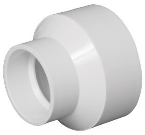 Schedule 40 1-1/2 in. Hub x 3 in. Dia. Hub PVC Re